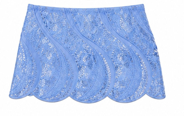 Baby blue cover up